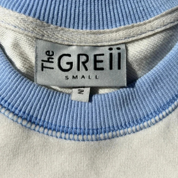 The GREii Velour/Velvet Blue Colorblock Tracksuit Lounge Retro Women’s Size S - Picture 10 of 15